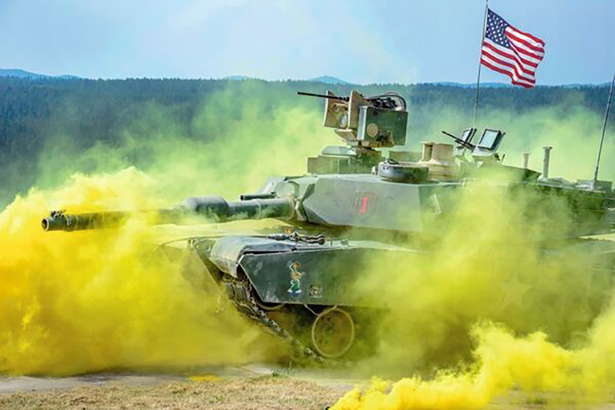 Abrams main battle tanks