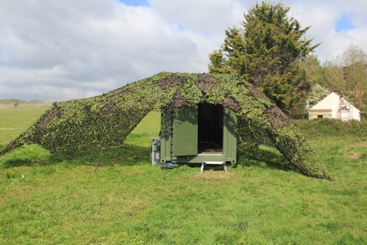 An ISO-container provides a behind-the-lines mission control centre, with operators inside using proprietary Applied Intuition UK software to direct and control one or more UAV swarms