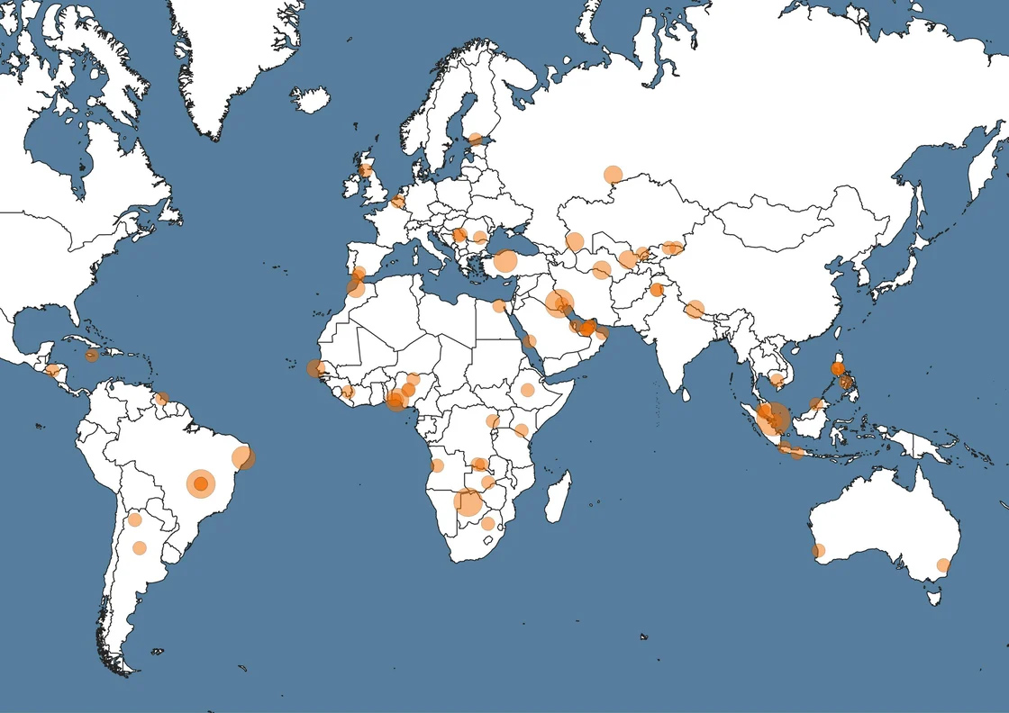 New Project Locations - Belt and Road Monitor June 2025