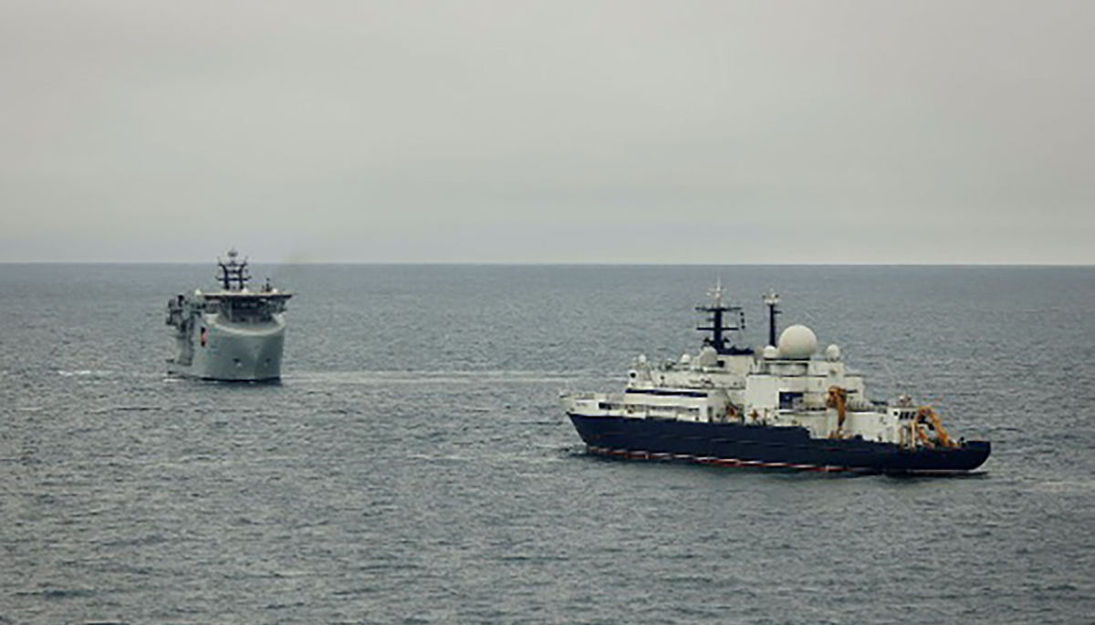 RFA Proteus UK first underwater surveillance ship