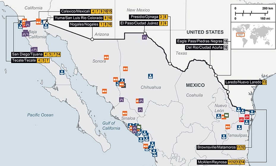 US-Mexico border security report - June 2025