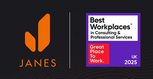 Janes has been recognised as one of the UK Best Workplaces in Consulting and Professional Services