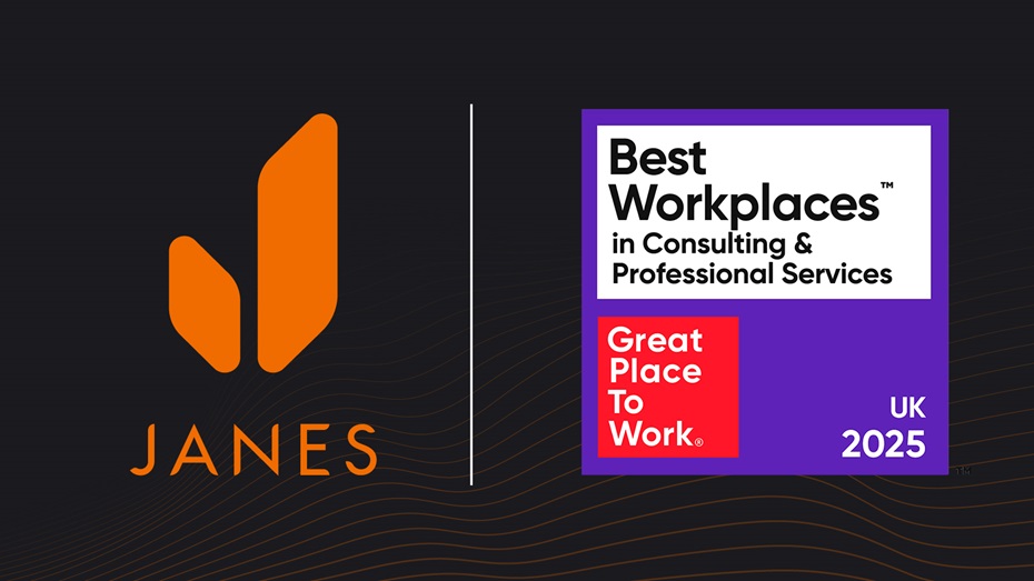 Janes has been recognised as one of the UK Best Workplaces in Consulting and Professional Services
