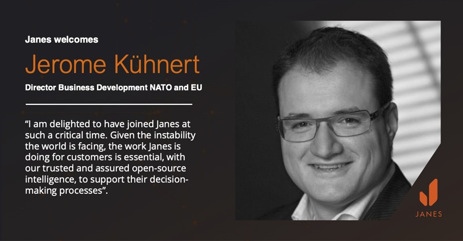 Janes welcomes Jerome Kuhnert as Director Business Development NATO and EU