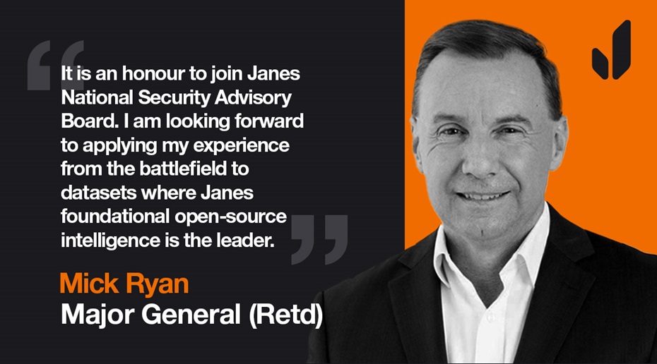 Janes welcomes Major General Mick Ryan retd to its National Security Advisory Board