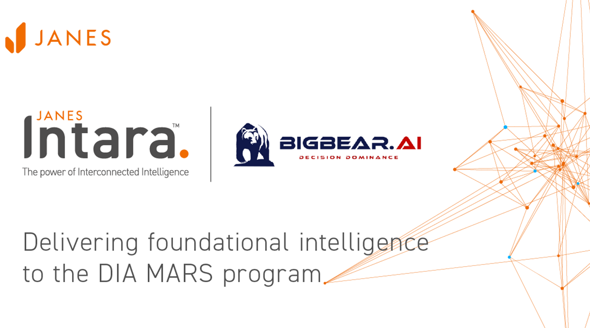 Janes Intara delivers foundational intelligence to the MARS program through partner BigBear.ai