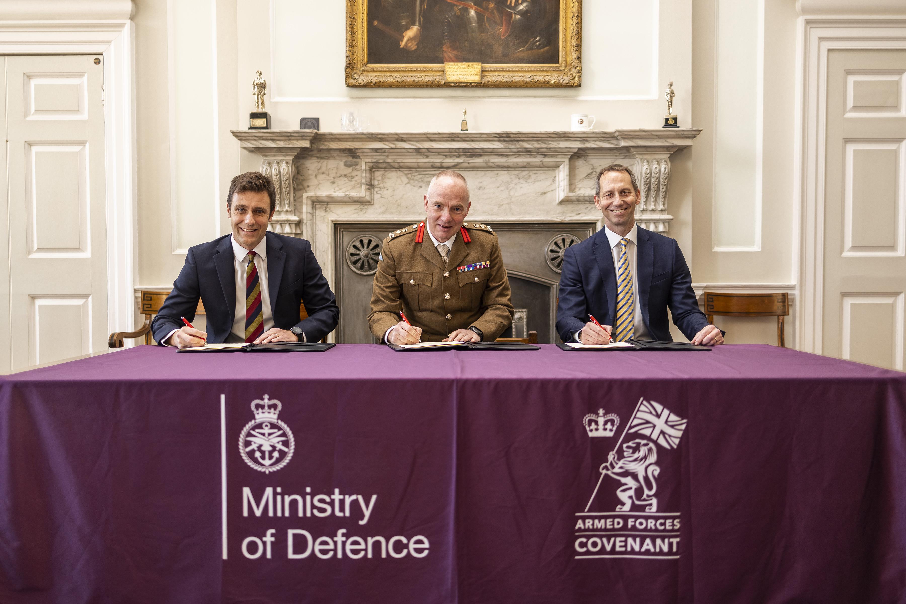 Janes signs the Armed Forces Covenant