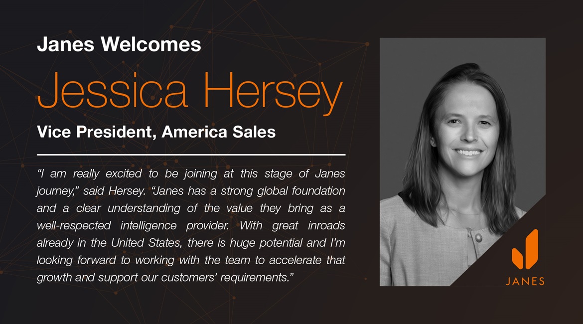 Janes welcomes Jessica Hersey as Vice-President, America Sales