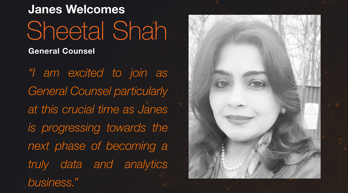 Janes Welcomes Sheetal Shah as General Counsel