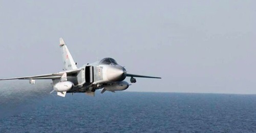Qatar says it shot down a pair of Su-24 strike aircraft, an example seen here in Russian service, that had approached its airspace from Iran.