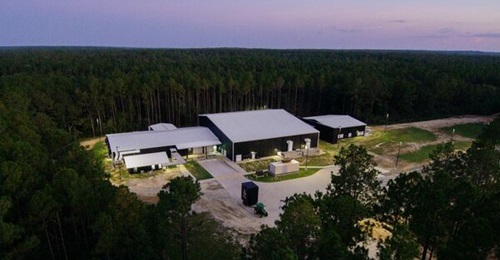 Anduril RMS' full-rate production solid rocket motor facility in McHenry, Mississippi.