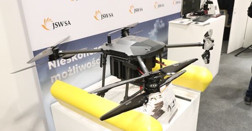 JSW Wielki V2 float UAV at Drone World Expo 2026