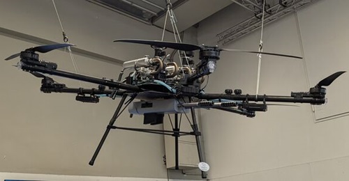 Hecto Drone's HD-606 armed prototype UAV, displayed at Enforce Tac 2026.