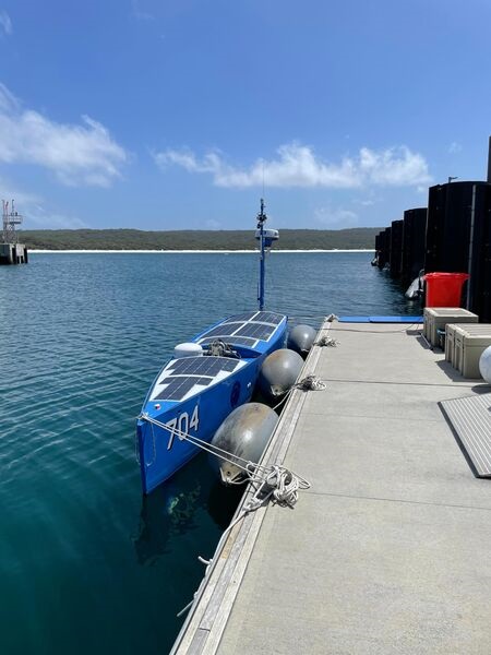 Under a contract from the Australian Department of Defence, Ocius will supply 40 Bluebottle USVs (pictured) to the Royal Australian Navy by 2031.