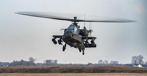 Poland received the last of eight leased Boeing AH-64D Apache Longbow helicopters from the US on 10 March.