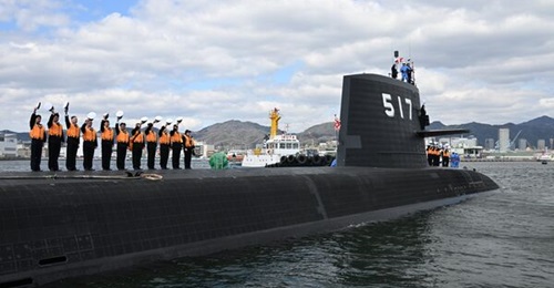 JS 
        
        , the fifth of eight Taigei-class submarines that have either been commissioned, contracted, or approved for acquisition.