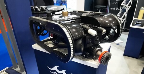 Deep Trekker Spectra ROV on display at Oceanology International 2026.