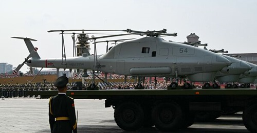 The rotary-wing unmanned aerial vehicle (UAV) was unveiled during China's September 2025 parade in Beijing to mark the 80th anniversary of the end of the Second World War.