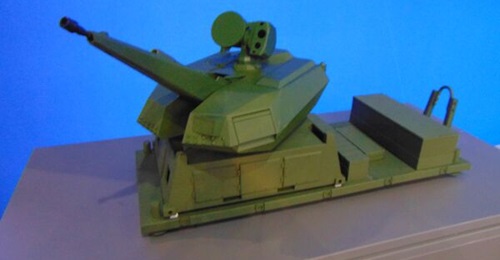 Rheinmetall presented a concept for protecting NASAMS with static Skyranger 30s at BEDEX 2026.