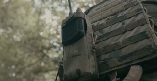 A Thales Storm 2 personal software defined radio-based CEMA unit, from imagery released on 10 March 2026.
