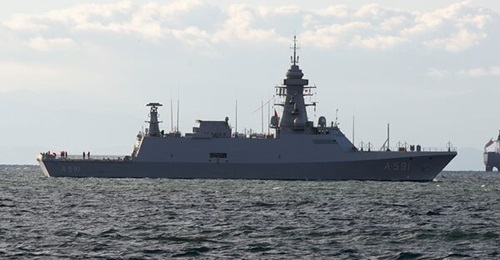 TCG 
        
         (A-591) will be used by Turkey's National Intelligence Organization for signal and electronic intelligence missions while also meeting the test and training vessel requirements of the Turkish Navy.