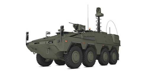 KMW signed a contract with Kongsberg in December for the Protector RS4 RWS for the German Joint Fire Support Team, schwer (heavy), programme.