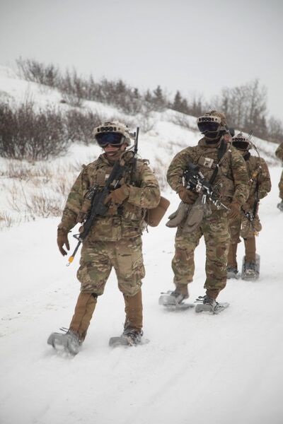 Earlier this year US soldiers conducted IVAS cold-weather testing at the Army Test and Evaluation Command's Cold Regions Test Center at Fort Greely, Alaska.