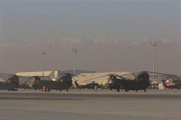 Bargram Airbase seen at the height of its operations in 2010, when it was the primary hub for all US and coalition operations in Afghanistan. In line with the wider withdrawal of Western forces, the facility has now reportedly been vacated by US and coalition forces. (Janes/Gareth Jennings)