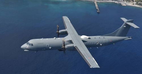The ATR 72MP aircraft, which has been offered to Malaysia in a contest for maritime patrol aircraft.