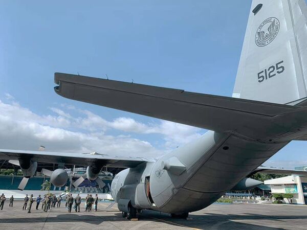 The C-130H transport that crashed on 4 July had been delivered to the PAF in late January (as shown in this picture).  (Philippine Air Force)