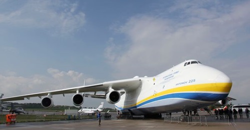 Seen at the ILA Berlin Airshow in 2018, the An-225 was reported destroyed on 27 February.