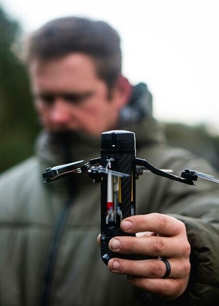 DefendTex D40 nano-unmanned aerial vehicle.