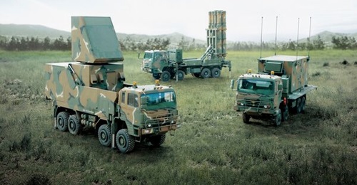 The RoKAF's Air Defense Missile Command will feature the Cheongung II medium-range surface-to-air missile system (elements of which are pictured above).