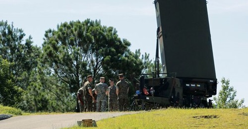 Shown here is a USMC G/ATOR radar. In 2019 the USMC conducted a live-fire event to demonstrate initial 'interoperability' of an Iron Dome launcher and Tamir interceptor with the G/ATOR and a CAC2S. The service is testing out this Medium Range Intercept...