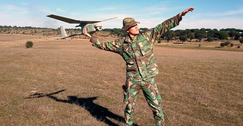 AeroVironment's RQ-11B Raven UAS in Portuguese Army service. The USAF placed contracts with AeroVironment to procure Raven spares and Puma 3 AE systems and spares.