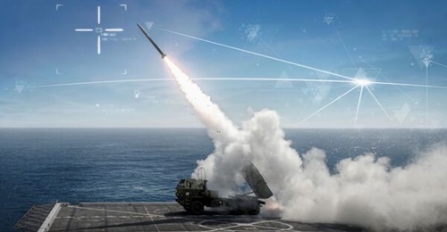 An artist rendering of BAE Systems' Military GPS User Equipment (MGUE) Increment 1 Common GPS Module (CGM) for precision weaponry