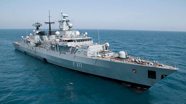 
        On 2 August the German Navy despatched Brandenburg (Type 123)-class frigate 
        Bayern
         (F 217) on an almost seven month-long deployment to the Indo-Pacific region as part of efforts by Berlin to show an ‘increased presence' in the region.
       (Bundeswehr/Schröder)