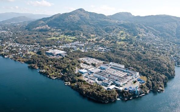 The Bergen Engines plant in Hordvikneset near Bergen, Norway. (Rolls-Royce)