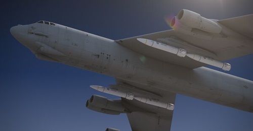 An artist's rendering of Lockheed Martin's AGM-183A Air-Launched Rapid Response Weapon (ARRW). The hypersonic weapon has completed 12 tests and will start all-up-round testing later in 2022.