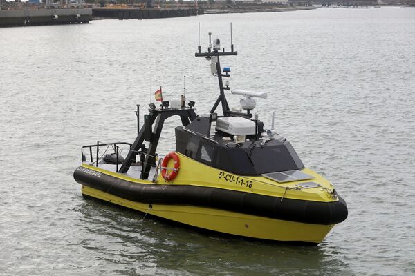 
        USV 
        Vendaval 
        will soon be fielded for a NATO demonstration in Portugal in September.  
       (Navantia)