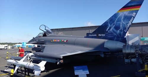 Saab is the latest company to declare its intent to offer an electronic warfare solution for the Eurofighter EK to be developed for the Luftwaffe.