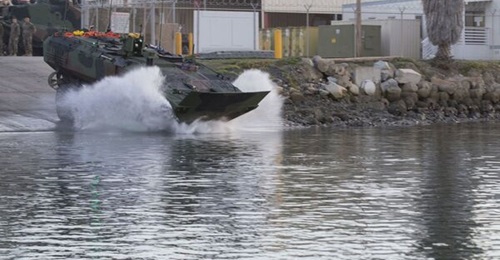 BAE Systems builds the Amphibious Combat Vehicle in York, Pennsylvania.