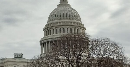 The US Capitol building in Washington, DC.