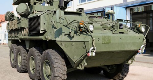 Leonardo DRS and RADA partner on the mission-equipment package that is mounted on a Stryker ground vehicle for the US Army's Maneuver Short Range Air Defense (M-SHORAD) system.