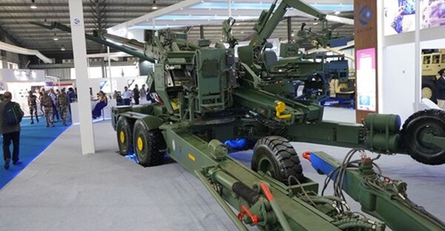 KSSL's ATAGS (pictured above) at Defence Expo 2022 in Gandhinagar, Gujarat.