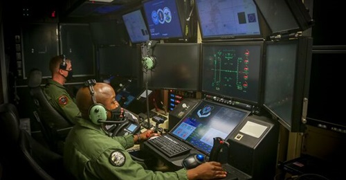 US Marine Corps personnel control a government-owned and government-operated Reaper unmanned aircraft for the first time in late August.