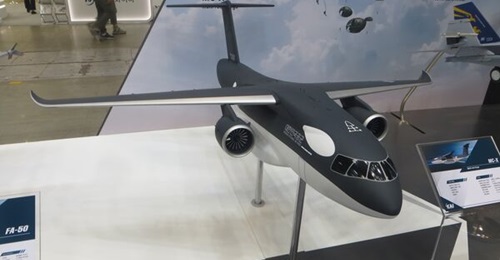 KAI conceives its MC-X military transport aircraft as an alternative to the Lockheed C-130H.