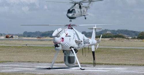 The Peregrine UAS, which comprises a Schiebel S-100 Camcopter and a Thales I-Master radar, will be deployed on board an RN Type 23 frigate in the Gulf from 2024.