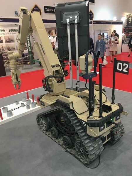 The Australian DoD will procure around 80 EOD robots from L3Harris Micreo. These new robots are likely to be L3Harris' T7 robots (pictured). The T7 is also used by the British Armed Forces and the USAF.