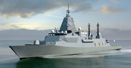 The ANAO said the country's project to construct Hunter-class frigates - an artist's impression of which is pictured above - faces an 18-month delay, with the first vessel now expected to be delivered in mid-2032 rather than early 2031.